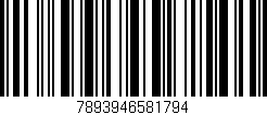 Código de barras (EAN, GTIN, SKU, ISBN): '7893946581794'