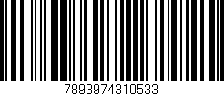 Código de barras (EAN, GTIN, SKU, ISBN): '7893974310533'
