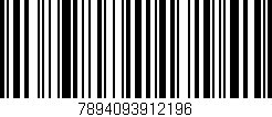 Código de barras (EAN, GTIN, SKU, ISBN): '7894093912196'