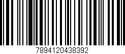 Código de barras (EAN, GTIN, SKU, ISBN): '7894120438392'