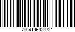 Código de barras (EAN, GTIN, SKU, ISBN): '7894136328731'