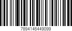 Código de barras (EAN, GTIN, SKU, ISBN): '7894146449099'