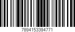 Código de barras (EAN, GTIN, SKU, ISBN): '7894153394771'