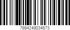Código de barras (EAN, GTIN, SKU, ISBN): '7894249034673'