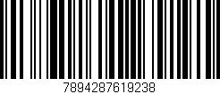 Código de barras (EAN, GTIN, SKU, ISBN): '7894287619238'