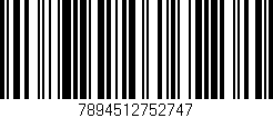 Código de barras (EAN, GTIN, SKU, ISBN): '7894512752747'