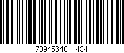 Código de barras (EAN, GTIN, SKU, ISBN): '7894564011434'