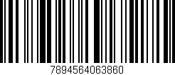 Código de barras (EAN, GTIN, SKU, ISBN): '7894564063860'