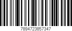 Código de barras (EAN, GTIN, SKU, ISBN): '7894723857347'