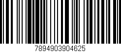 Código de barras (EAN, GTIN, SKU, ISBN): '7894903904625'