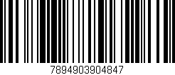 Código de barras (EAN, GTIN, SKU, ISBN): '7894903904847'