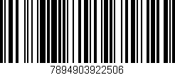 Código de barras (EAN, GTIN, SKU, ISBN): '7894903922506'