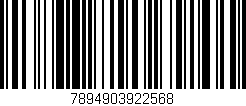 Código de barras (EAN, GTIN, SKU, ISBN): '7894903922568'