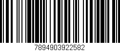 Código de barras (EAN, GTIN, SKU, ISBN): '7894903922582'