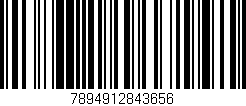 Código de barras (EAN, GTIN, SKU, ISBN): '7894912843656'