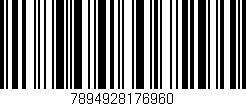 Código de barras (EAN, GTIN, SKU, ISBN): '7894928176960'
