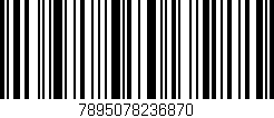 Código de barras (EAN, GTIN, SKU, ISBN): '7895078236870'