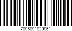 Código de barras (EAN, GTIN, SKU, ISBN): '7895091920961'