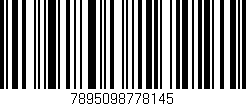 Código de barras (EAN, GTIN, SKU, ISBN): '7895098778145'