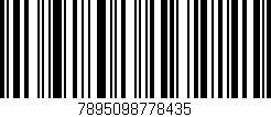 Código de barras (EAN, GTIN, SKU, ISBN): '7895098778435'