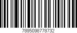 Código de barras (EAN, GTIN, SKU, ISBN): '7895098778732'