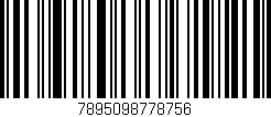 Código de barras (EAN, GTIN, SKU, ISBN): '7895098778756'