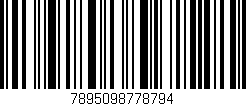 Código de barras (EAN, GTIN, SKU, ISBN): '7895098778794'