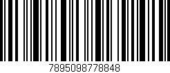 Código de barras (EAN, GTIN, SKU, ISBN): '7895098778848'