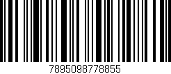 Código de barras (EAN, GTIN, SKU, ISBN): '7895098778855'