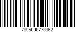 Código de barras (EAN, GTIN, SKU, ISBN): '7895098778862'