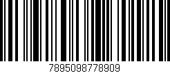 Código de barras (EAN, GTIN, SKU, ISBN): '7895098778909'