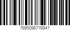 Código de barras (EAN, GTIN, SKU, ISBN): '7895098778947'