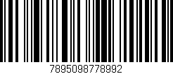 Código de barras (EAN, GTIN, SKU, ISBN): '7895098778992'