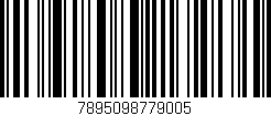 Código de barras (EAN, GTIN, SKU, ISBN): '7895098779005'