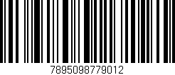 Código de barras (EAN, GTIN, SKU, ISBN): '7895098779012'