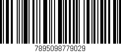 Código de barras (EAN, GTIN, SKU, ISBN): '7895098779029'