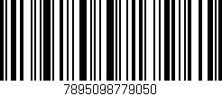 Código de barras (EAN, GTIN, SKU, ISBN): '7895098779050'