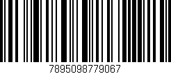 Código de barras (EAN, GTIN, SKU, ISBN): '7895098779067'