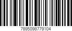 Código de barras (EAN, GTIN, SKU, ISBN): '7895098779104'