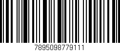 Código de barras (EAN, GTIN, SKU, ISBN): '7895098779111'