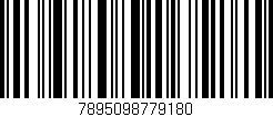 Código de barras (EAN, GTIN, SKU, ISBN): '7895098779180'