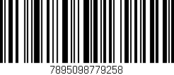 Código de barras (EAN, GTIN, SKU, ISBN): '7895098779258'