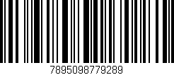 Código de barras (EAN, GTIN, SKU, ISBN): '7895098779289'