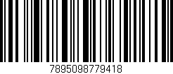 Código de barras (EAN, GTIN, SKU, ISBN): '7895098779418'