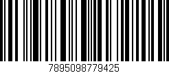 Código de barras (EAN, GTIN, SKU, ISBN): '7895098779425'