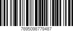 Código de barras (EAN, GTIN, SKU, ISBN): '7895098779487'