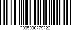 Código de barras (EAN, GTIN, SKU, ISBN): '7895098779722'