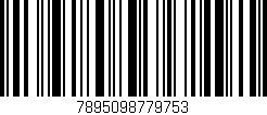 Código de barras (EAN, GTIN, SKU, ISBN): '7895098779753'