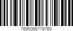 Código de barras (EAN, GTIN, SKU, ISBN): '7895098779760'