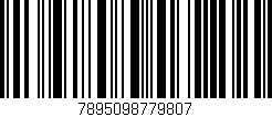 Código de barras (EAN, GTIN, SKU, ISBN): '7895098779807'